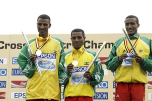 Bekele Kenenisa, Gebre-egziabher Gebremariam, and Maregu Zewdie Went 1-2-3 for Ethiopia