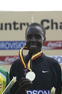 Edith Masai With Her 3rd Short Course Gold