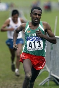 Sileshi Sihine was 3rd Ethiopian and 3rd Overall