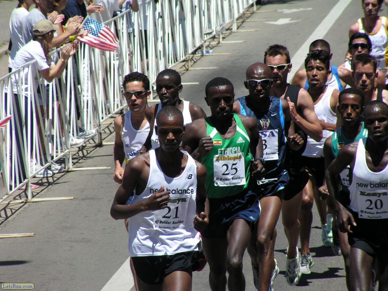 Benjamin Maiyo Led the Pack Early But Would Struggle