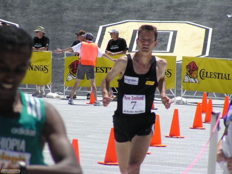 New Zealand's Jonathan Wyatt With a Good Run
