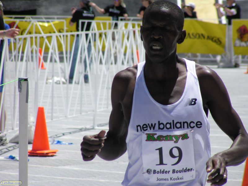James Koskei of Kenya