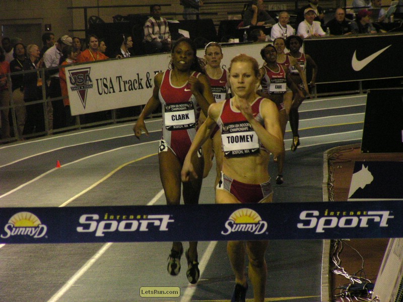 Jen Toomey down the homestretch