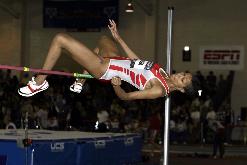 Tisha Waller High Jump Champ