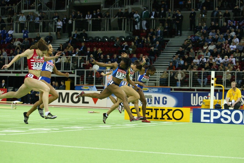 Gail Devers Winning 60m Gold