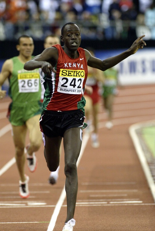 Paul Korir at the Finish