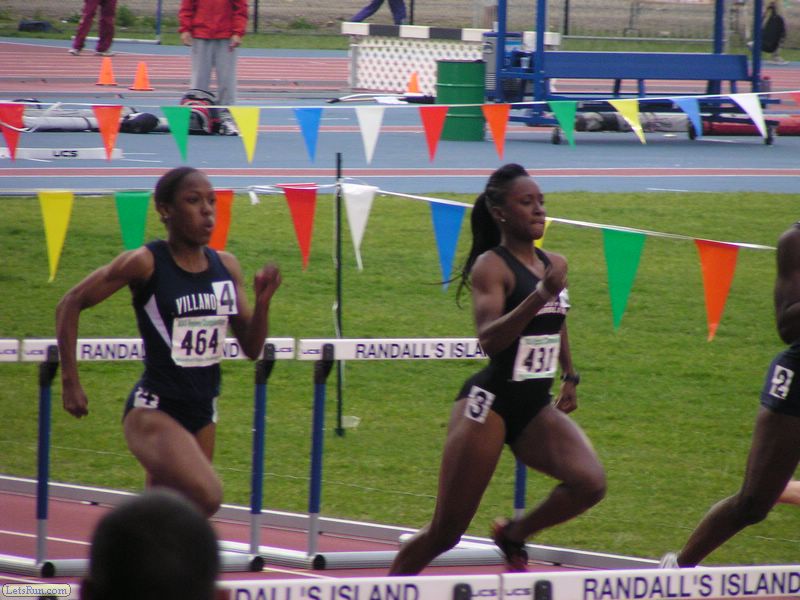 Women's 100m Hurdles Morgan<br>of Nova and Alexander of USC