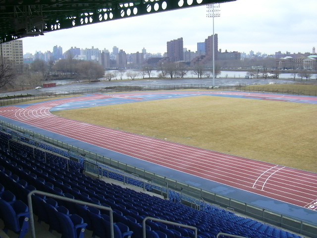 View from the top of the stadium