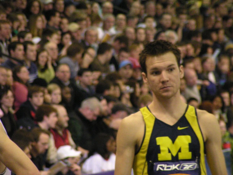Nate Brannen of Michigan Going for the Collegiate Mile Record