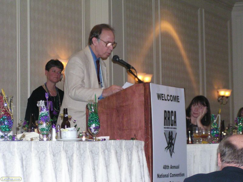 Dave Martin Accepting Steve Spence's Induction into the Hall of Fame