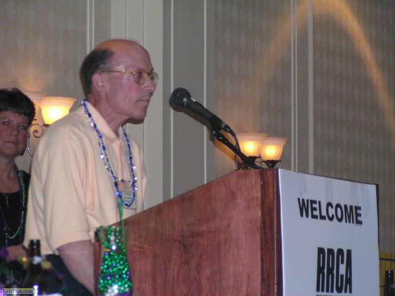 Ken Peterson got the spirit of the RRCA award. He's battled cancer for 10 years but still is promoting running.