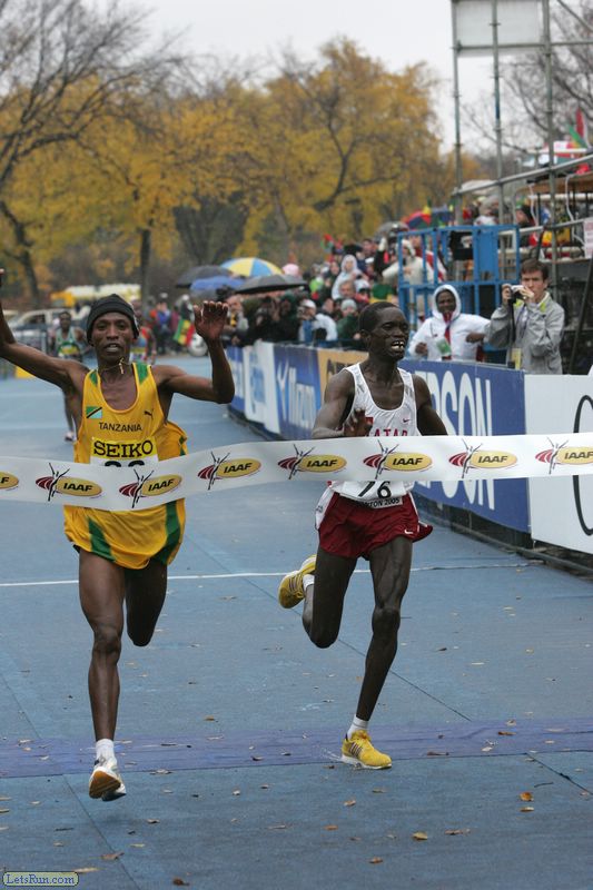 Oops I think I lost (Notice there is not a clearly marked finish line on the ground) Photo Compliments of Victor Sailer