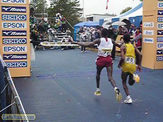 Photo from LetsRun.com Video of Final 50 meters