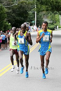 Kiprono, Chebet, and Gebremariam (l - r)