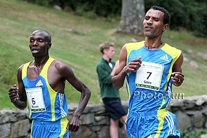 Wilson Chebet and Gebre Gebremariam
