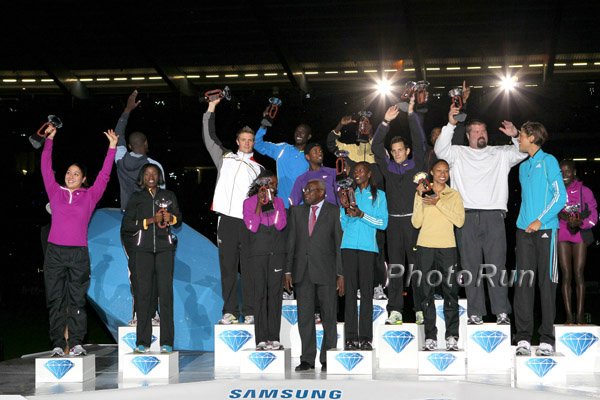 Brussels Diamond League Winners