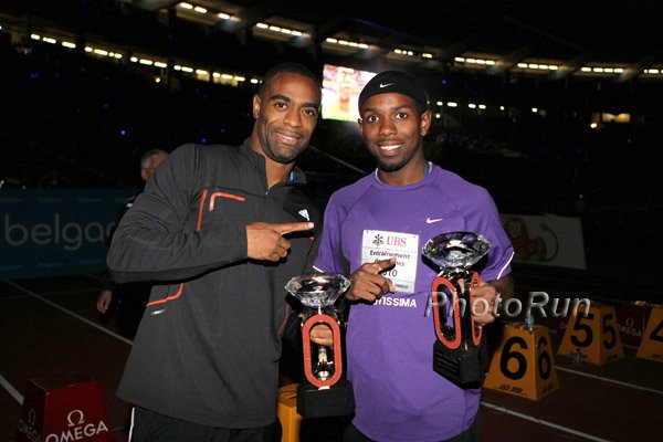 Tyson Gay and Bershaw Jackson