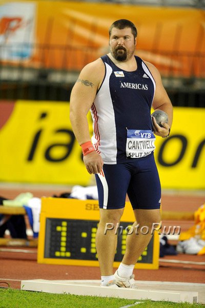 Christian Cantwell in the Shot