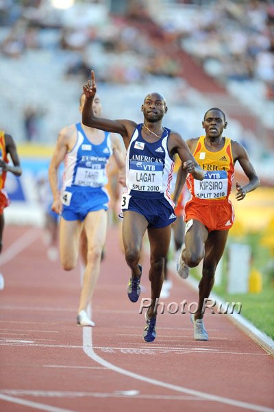 Bernard Lagat over Moses Kipsiro