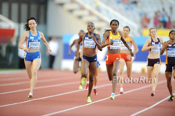 Mariya Savinova, Kenia Sinclair, Janeth Jepkosgei Women's 800m