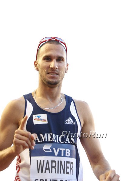 Jeremy Wariner on Top in the 400m