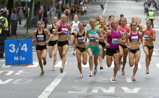 Erin Donohue Leading Just Past 3/4 Mile
