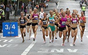 Erin Donohue Leading Just Past 3/4 Mile