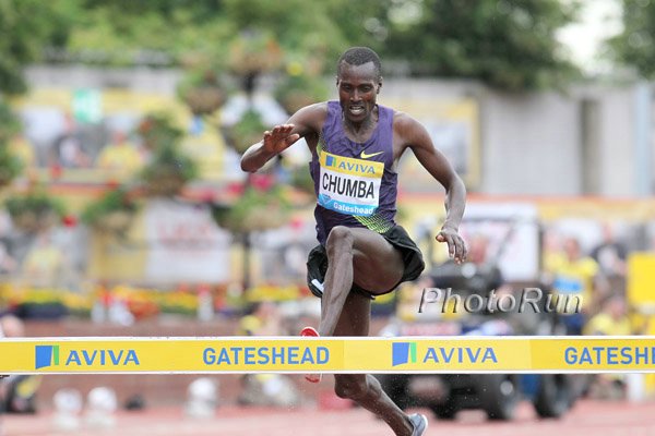Linus Chumba Won the Steeple 8:19.72