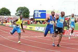 Tyson Gay 9.94 Asafa Powell 9.96