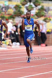 Men's 100 Tyson Gay vs Asafa Powell