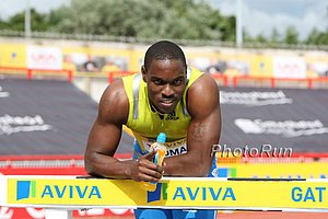 Dwight Thomas Won the Hurdles 13.38