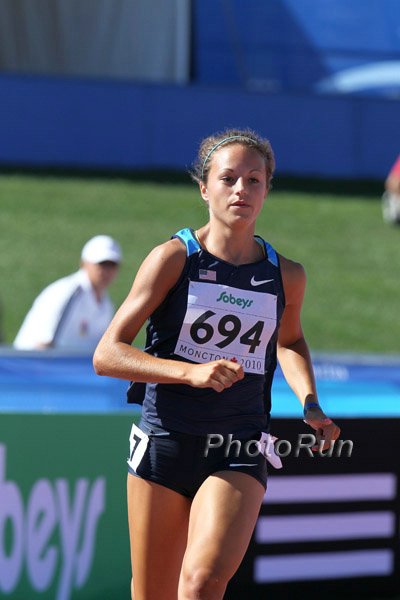Laura Roesler Women's 800m at World Juniors