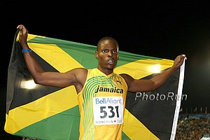 Dezter Lee on the 100m