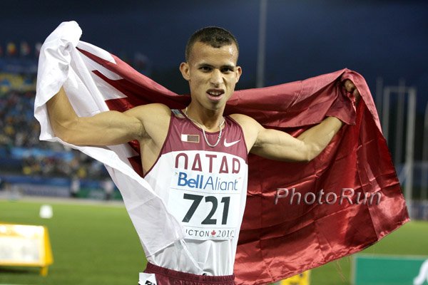 Mohamed AlGarni medals in the 1500