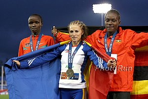 American Ajee Wilson missed the podium
