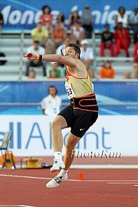 German Till Woschler won the boys javelin by over 6m
