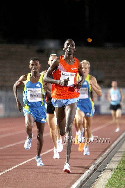 Asbel Kiprop in the Men's 3000m