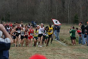 Chase Pack Ciaran O'Lionaird (175), Kevin Schwab (436), Leonard Korir (224)