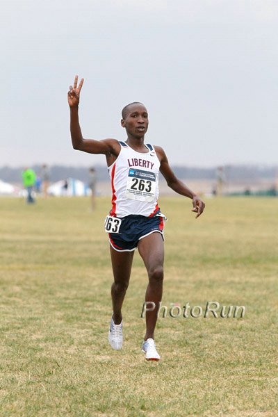 NCAA 2010 Champion Sam Chelanga of Liberty