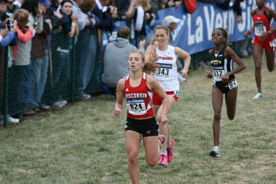 Emily Sisson of Wisconsin, Natalie Gray of New Meixco, Tonya Nero of Wichita State