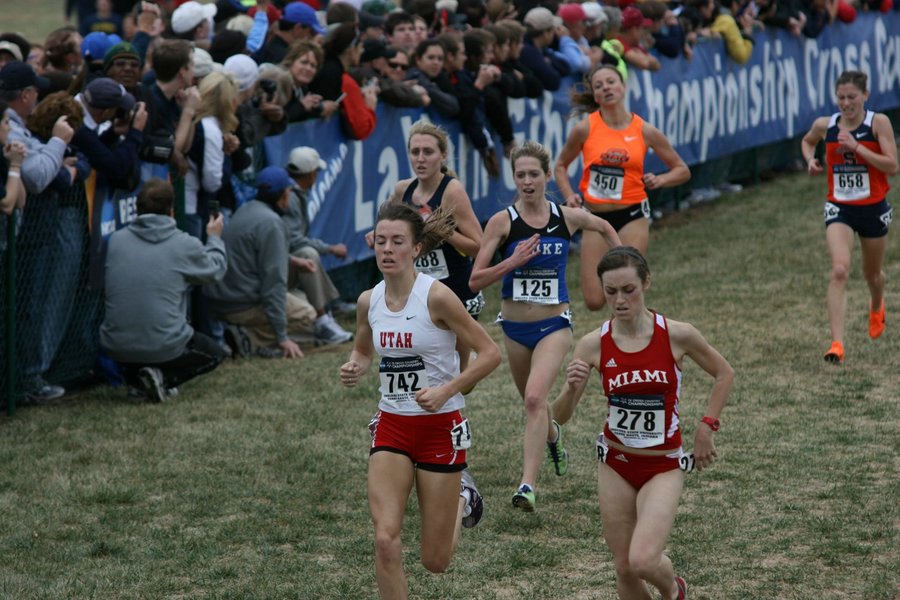 Amanda Mergaert (Utah), Carly Seymour (Duke), Rachel Patterson (Miami)