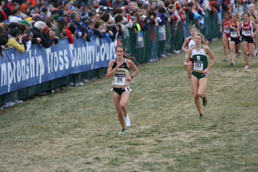 Camille Logan of Colorado With One Shoe