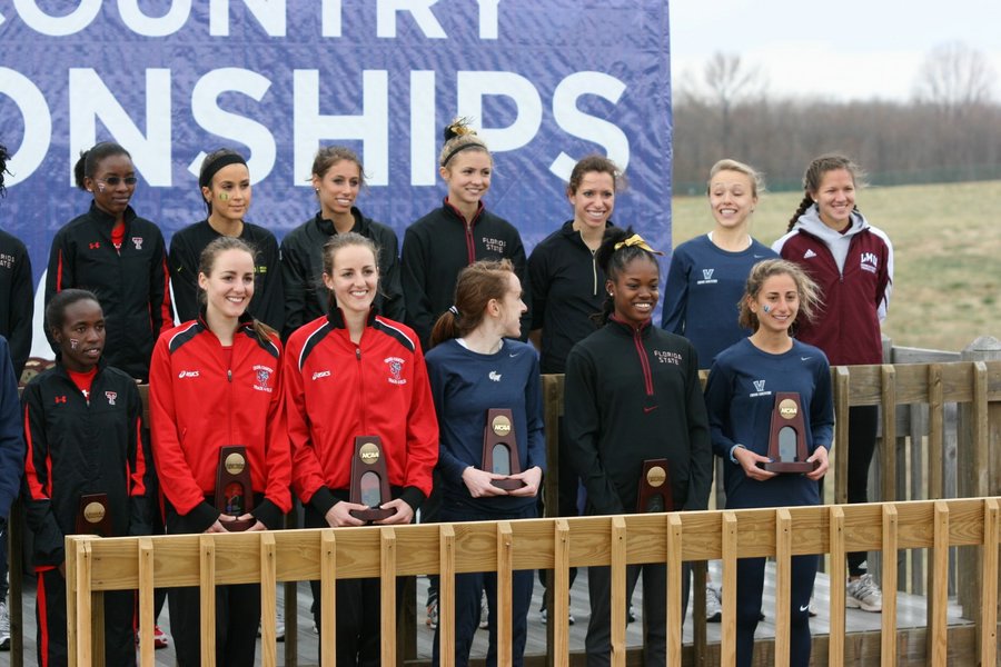 Front Row: Rose Tanui, Lucy Van Dalen, Holly Van Dalen, Megan Hogan, Pilar McShine, Amanda Marino