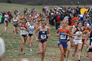 Kailey Campbell of Washington and Genevieve Lacaze of Florida