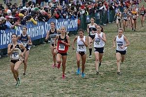 Ari Fisher of Tolego, Emily Jones of Georgetown in Back