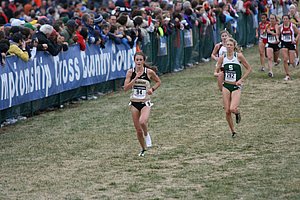 Camille Logan of Colorado With One Shoe