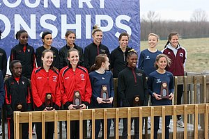 Front Row: Rose Tanui, Lucy Van Dalen, Holly Van Dalen, Megan Hogan, Pilar McShine, Amanda Marino