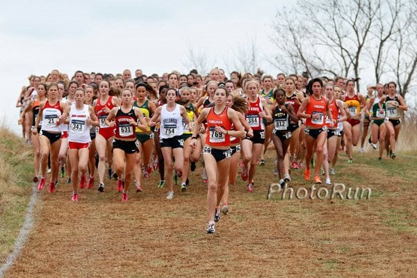 Morgane Gay of UVA Opening Up a Lead