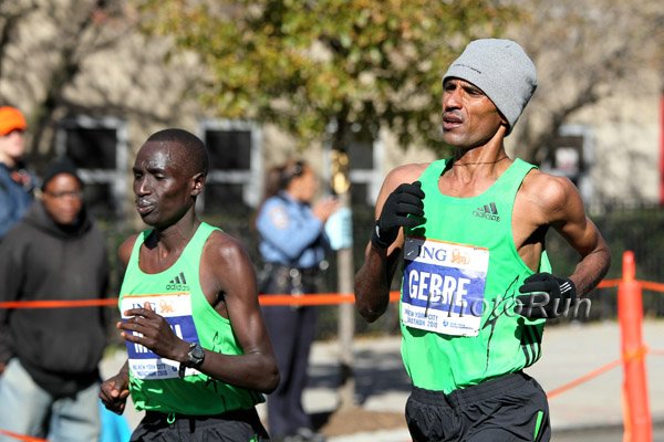 Emmanuel Mutai and Gebre Gebremariam