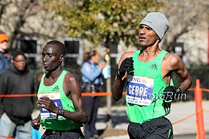 Emmanuel Mutai and Gebre Gebremariam